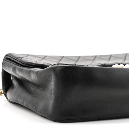 Chanel Lambskin Medium Westminster Pearl Flap Black 9 of 11