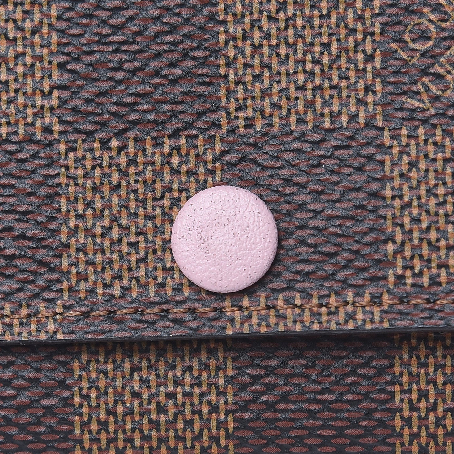 Damier Ebene Multicles 6 Key Holder Rose Ballerine