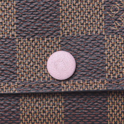 Louis Vuitton Damier Ebene Multicles 6 Key Holder Rose Ballerine 8 of 10