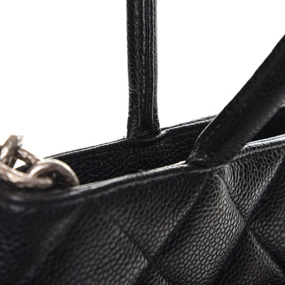Chanel Caviar Quilted Medallion Tote Black 9 of 16