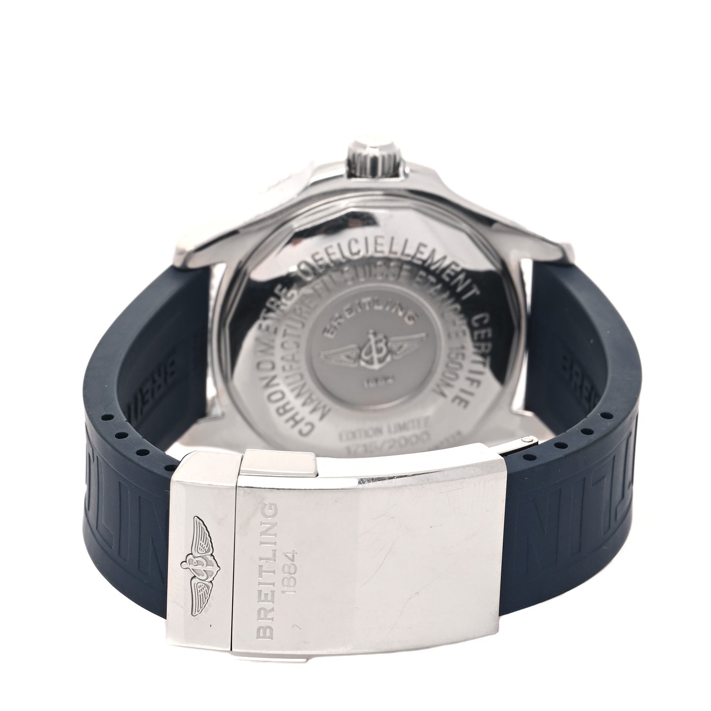 Stainless Steel Rubber 42mm SuperOcean Automatic Watch Blue A17364