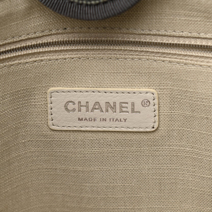 Chanel Mixed Fibers Small Deauville Tote Grey 7 of 12