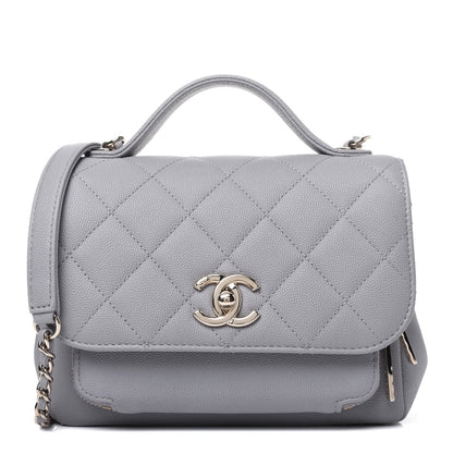 Chanel Caviar Quilted Small Business Affinity Flap Grey 1 of 13