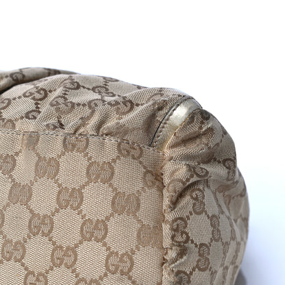 Gucci Monogram Large D Gold Hobo Gold 7 of 9