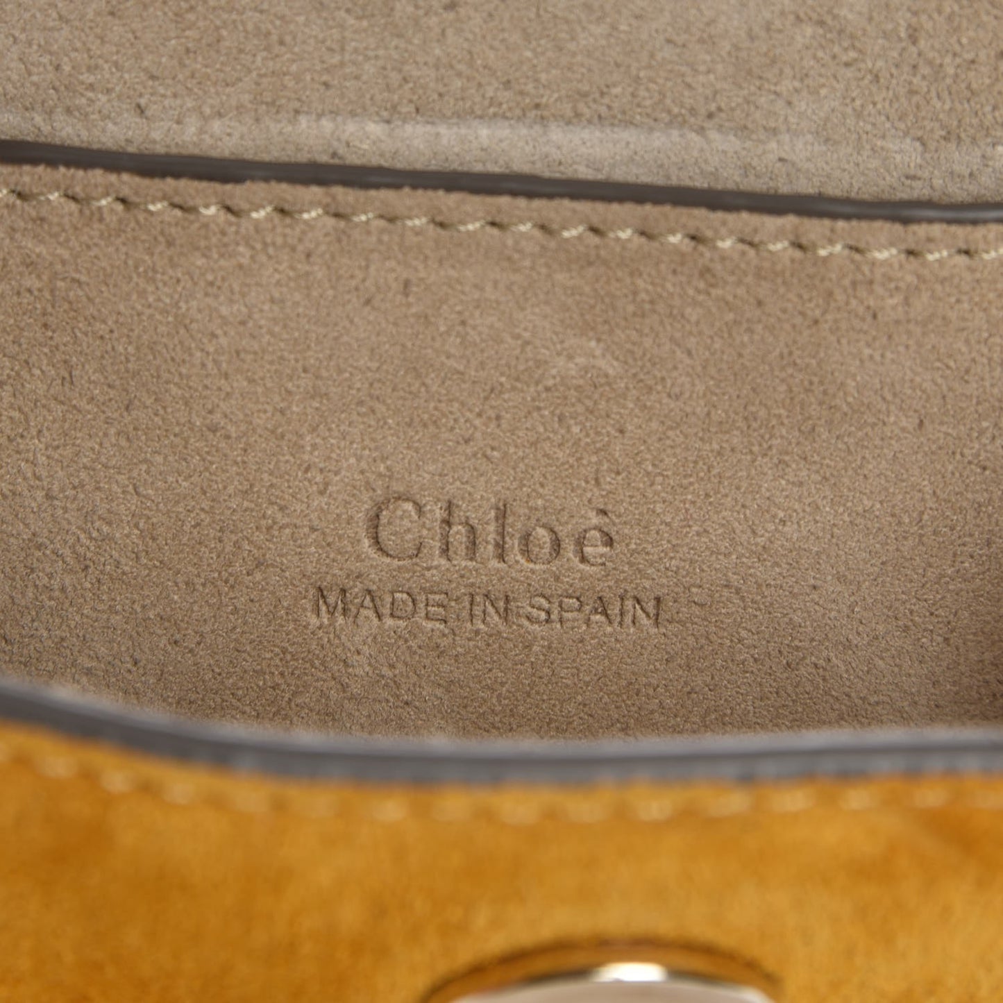 Suede Calfskin Python Embossed Mini Faye Bracelet Bag Sunflower