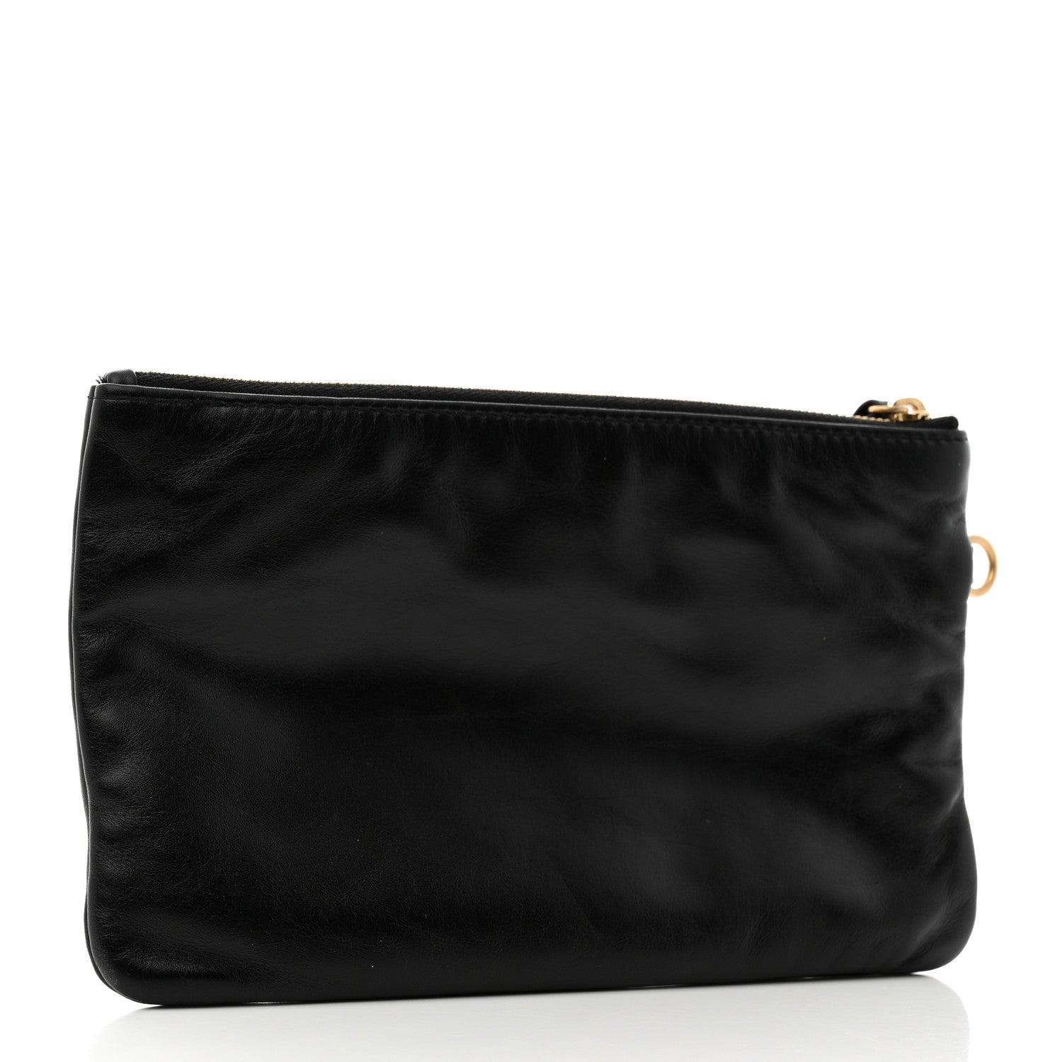 Chanel Shiny Calfskin Chanel 22 Removable Pouch Black 3 of 5