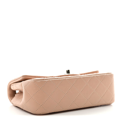 Chanel Lambskin Quilted Mini Rectangular Flap Beige 4 of 11