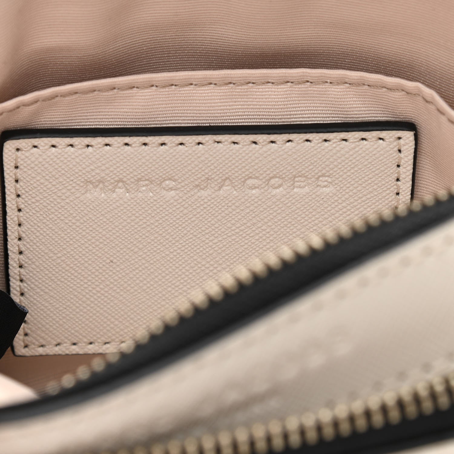 Marc Jacobs Saffiano Small Snapshot Camera Bag White Yellow 7 of 11