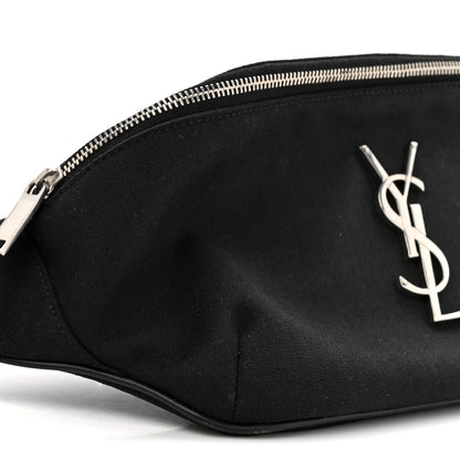 Saint Laurent Canvas Monogram Belt Bag Black 10 of 10