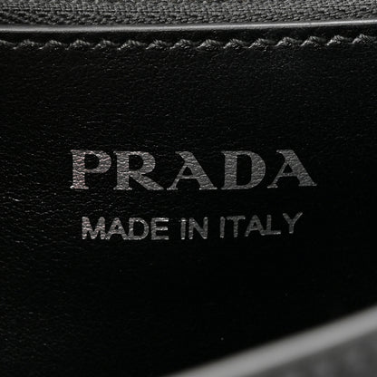 Prada City Calfskin Saffiano Racing Logo Elektra Shoulder Bag Fuxia Black 5 of 10