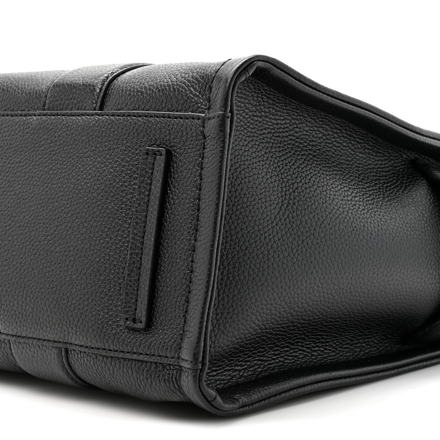 Grained Calfskin Large The Tote Bag Black