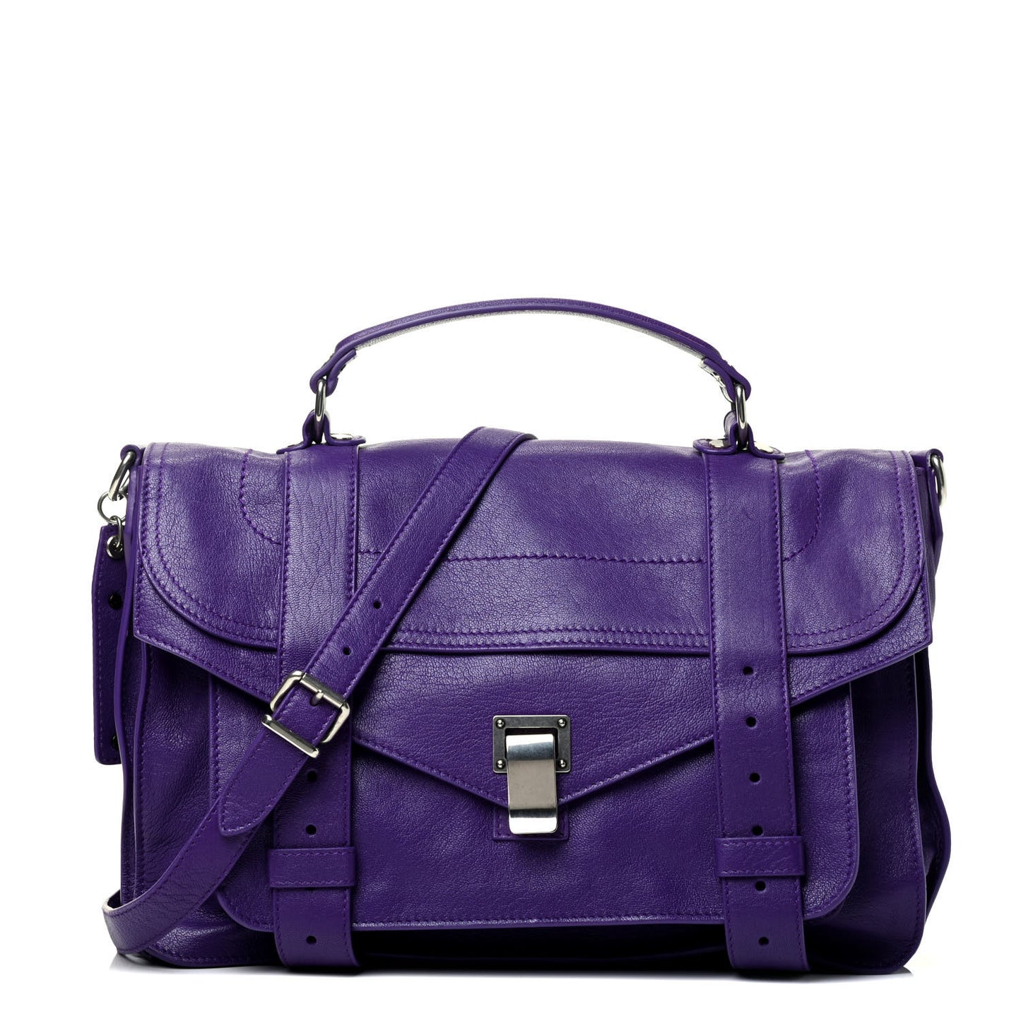 Lambskin Medium PS1 Satchel Amethyst