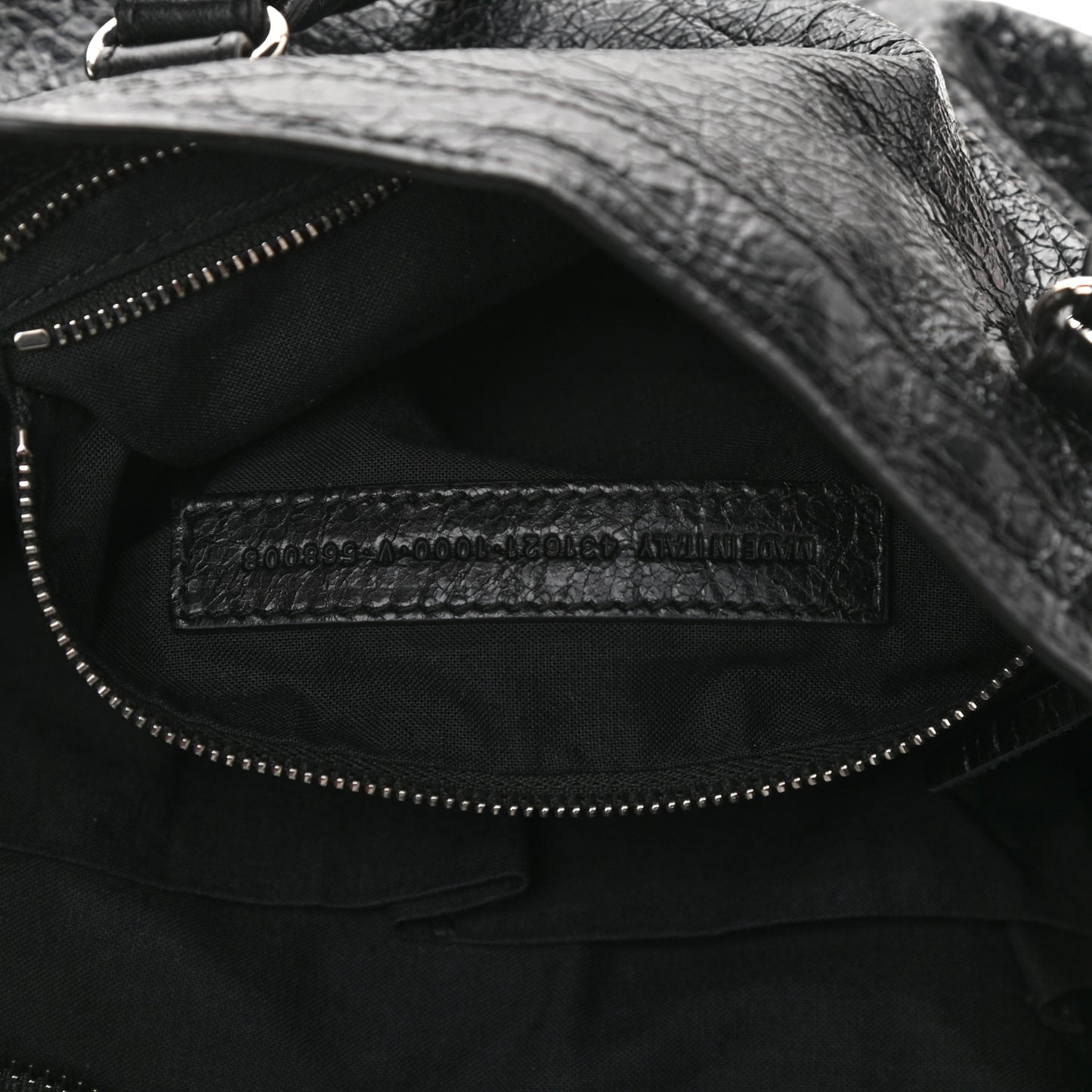 Agneau Classic Silver Hardware S City Black