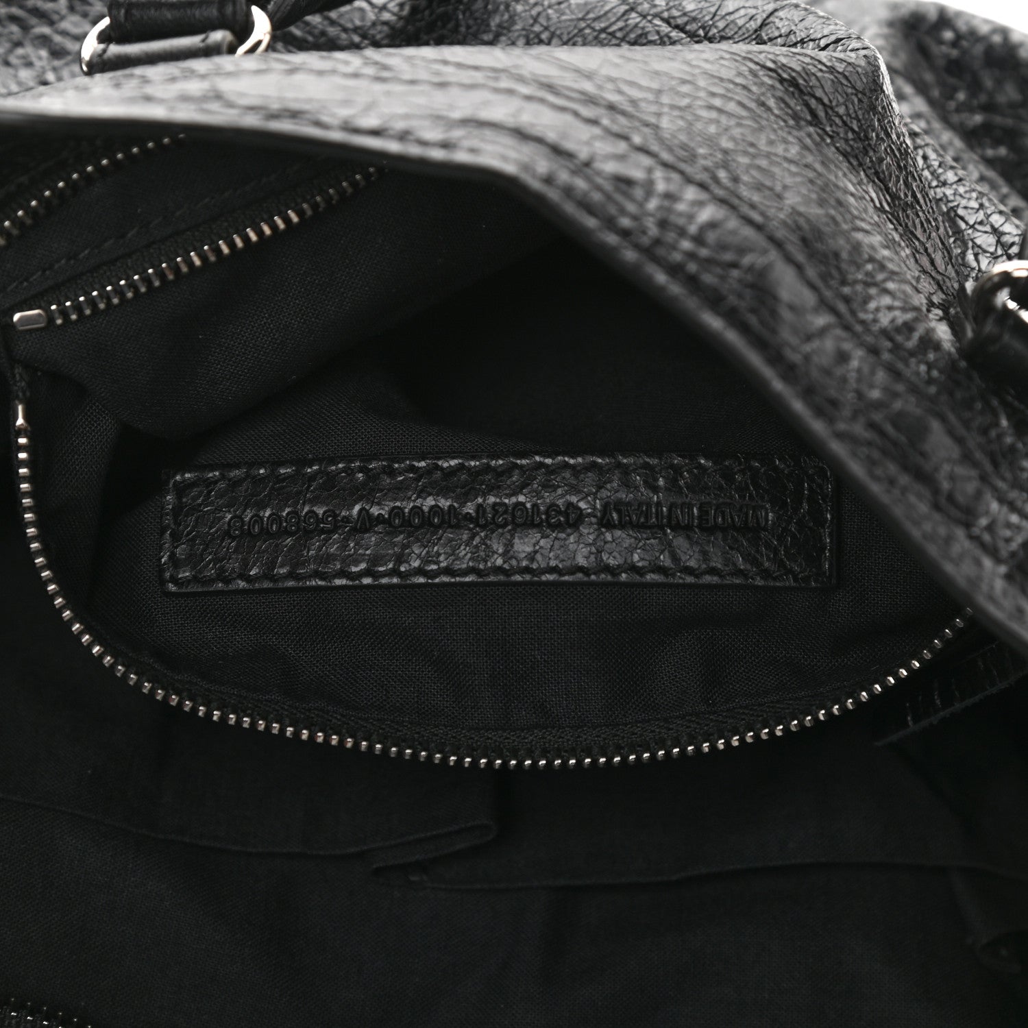 Balenciaga Agneau Classic Silver Hardware S City Black 6 of 8