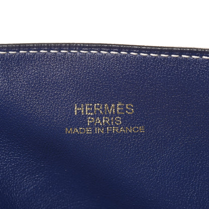 Hermes Veau Sikkim Double Sens 45 Tote Bleu Sapphire Paradis 10 of 13