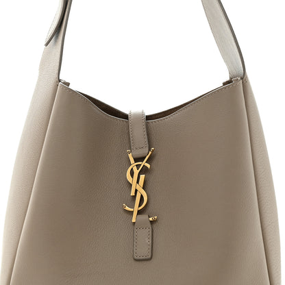 Saint Laurent Smooth Calfskin Small Le 5 A 7 Soft Hobo Dusty Grey 7 of 10
