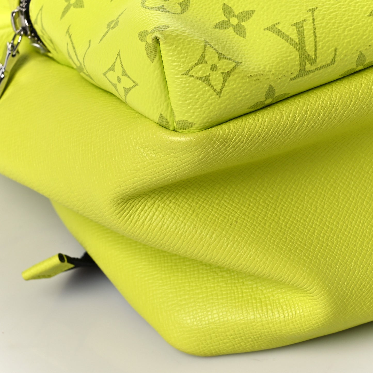 Taiga Monogram Discovery Backpack PM Yellow