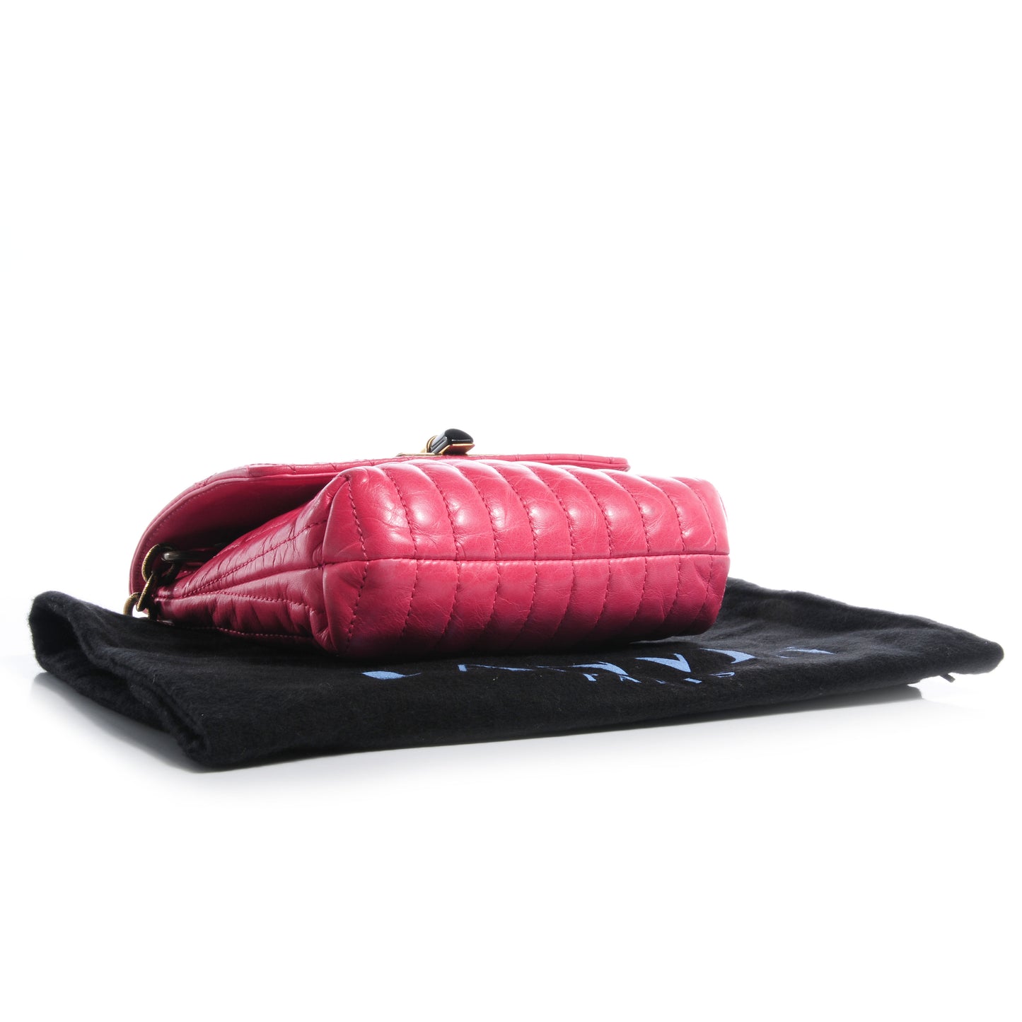 Quilted Lambskin Happy Mini Pop Bag Rose