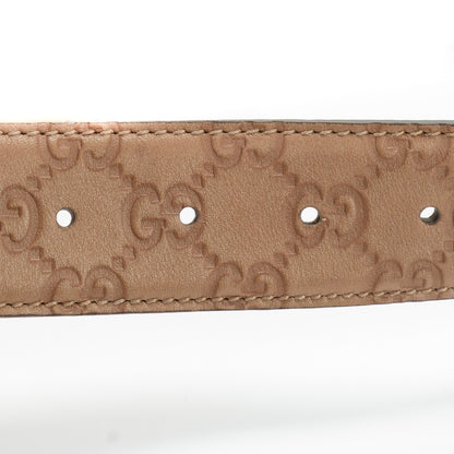 Gucci Guccissima Interlocking G Belt 85 34 Brown 5 of 5
