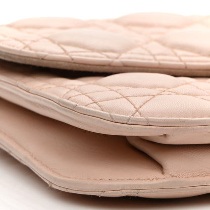 Christian Dior Lambskin Cannage Large Dioraddict Flap Rose Poudre 6 of 11
