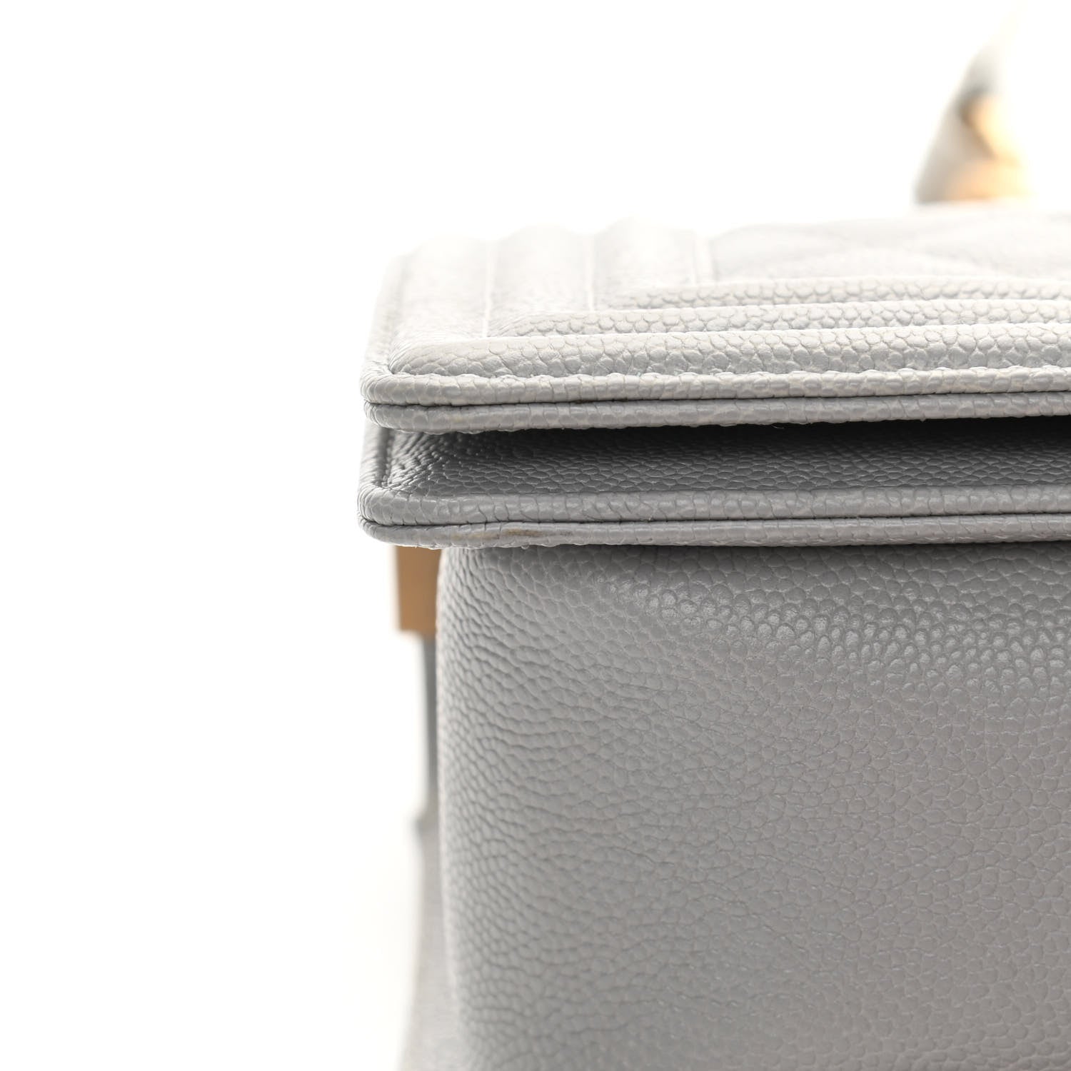 Chanel Caviar Quilted Small Boy Flap Grey 11 of 12