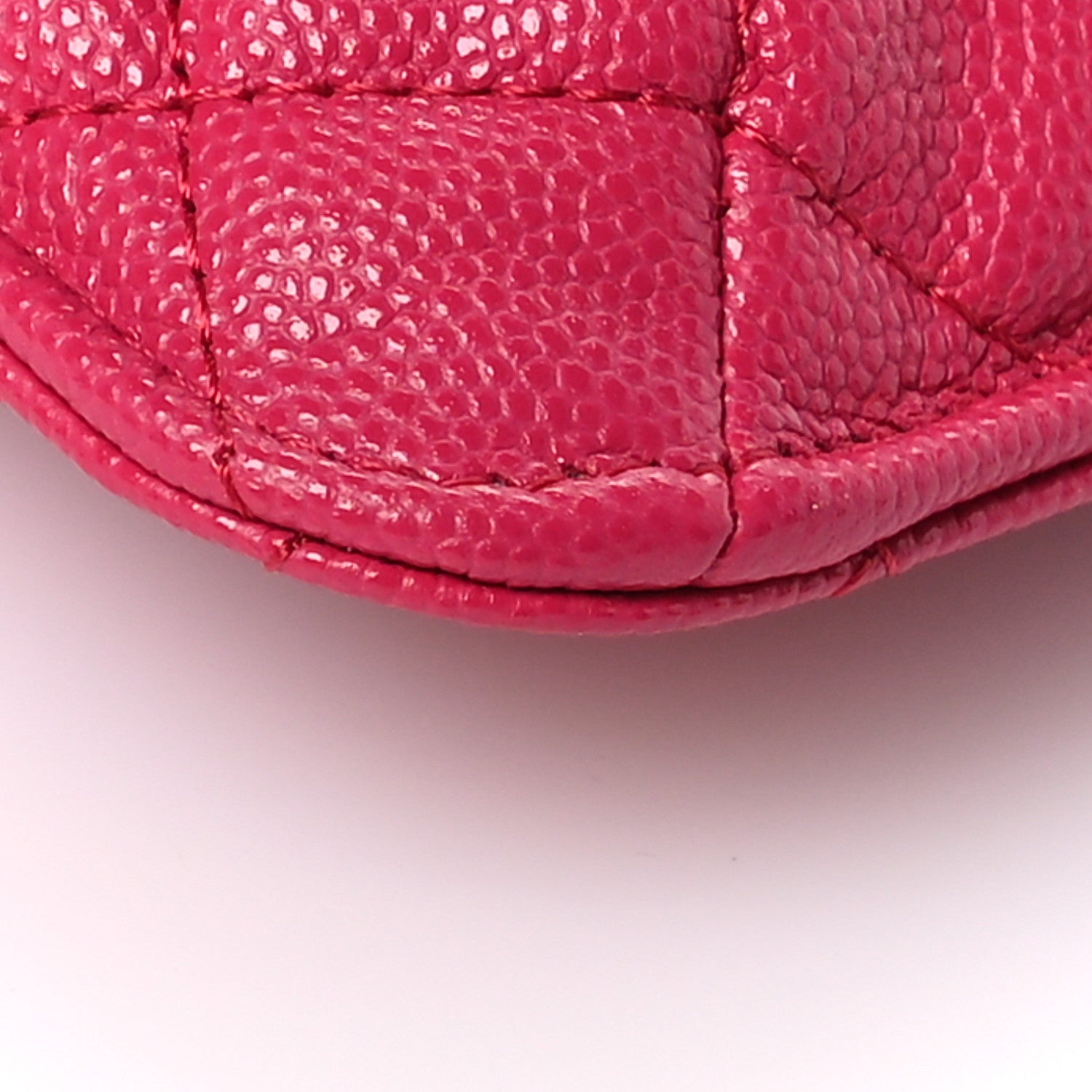 Chanel Caviar Fabric Quilted Foldable Tote With Chain Pink Multicolor 14 of 17
