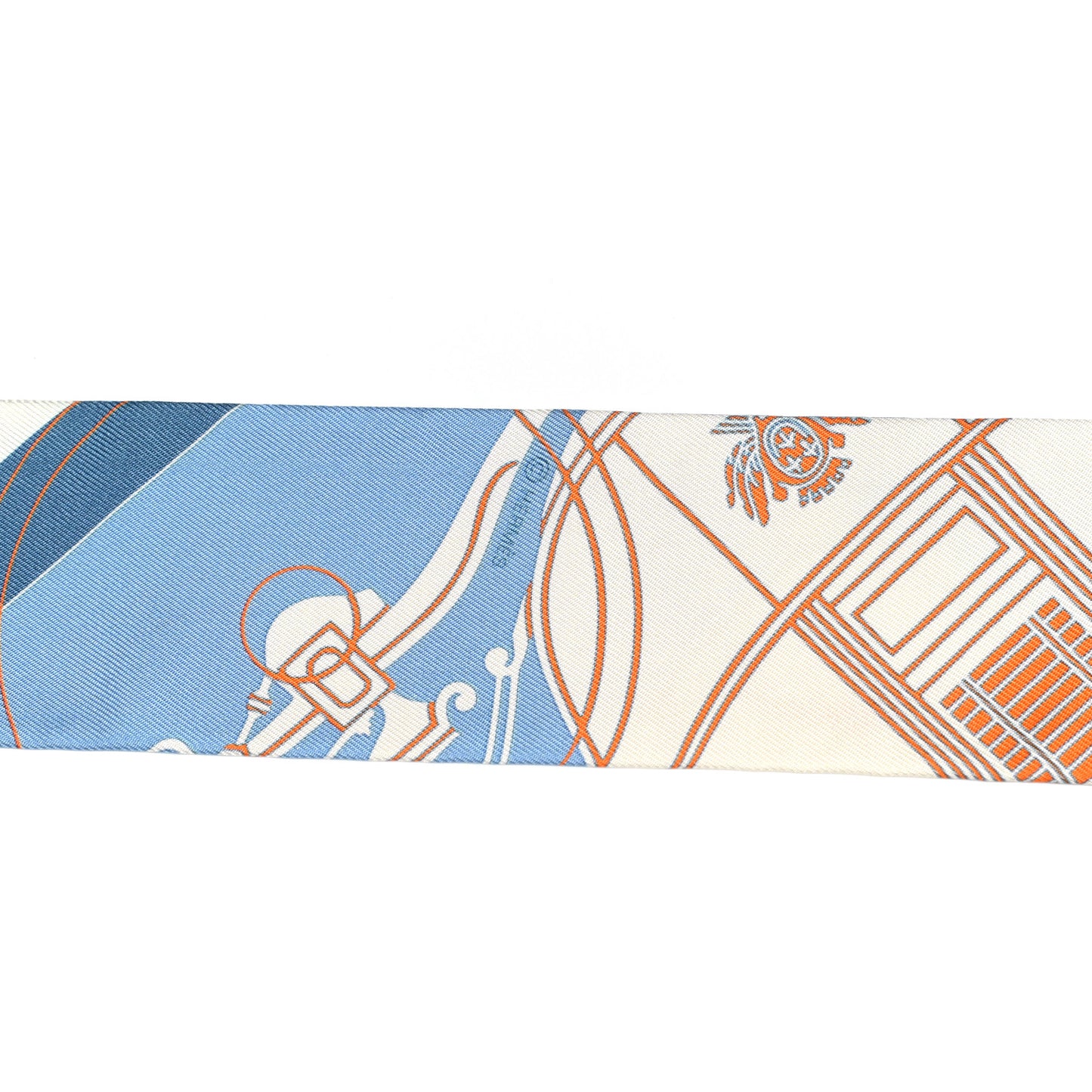 Silk Ex-Libris Sticker Twilly Bleu Moyen Jaune Vif