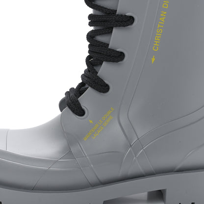 Christian Dior Rubber Diorcamp Low Boots 36 Grey Stone 8 of 10