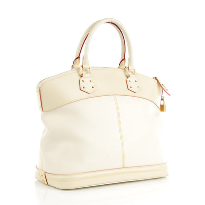 Louis Vuitton Suhali Lockit MM White 3 of 9