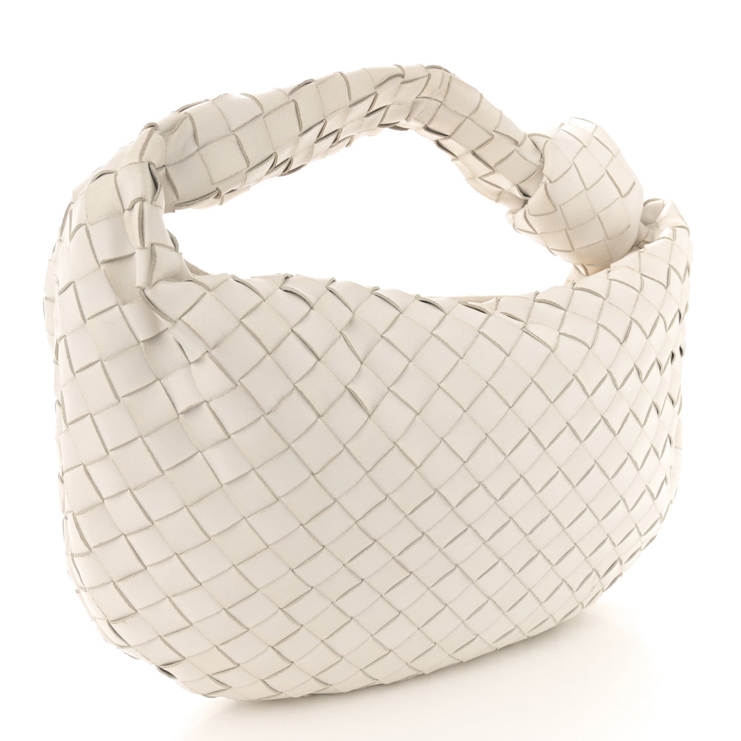 Nappa Intrecciato Teen Jodie Hobo White
