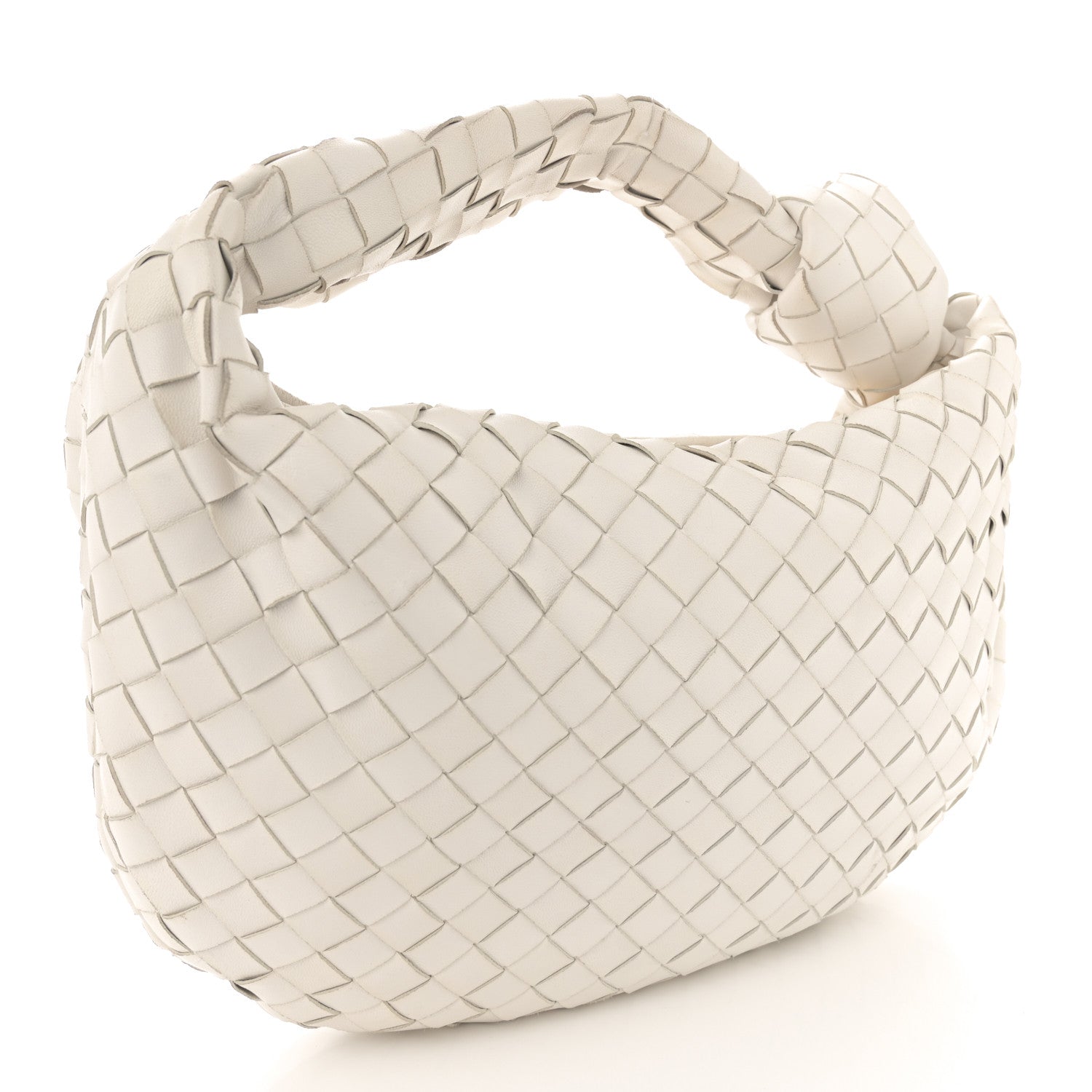 Bottega Veneta Nappa Intrecciato Teen Jodie Hobo White 3 of 13