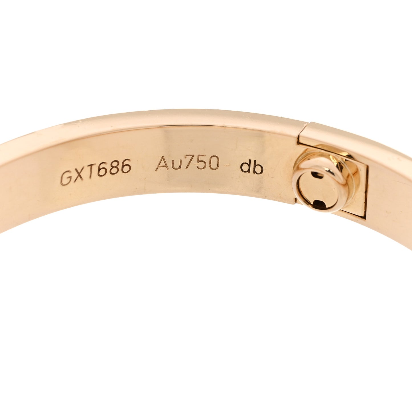 18K Yellow Gold Love Bracelet 16