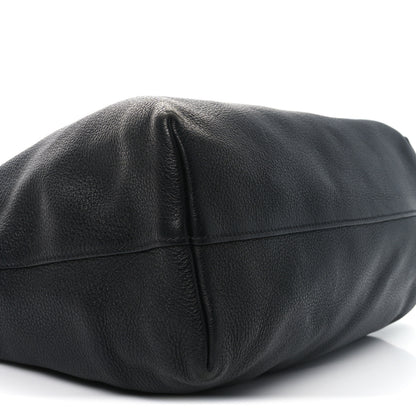 Prada Vitello Daino Tote Black 8 of 10