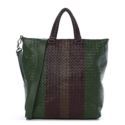 Bottega Veneta Goatskin Intrecciato Tote Green 1 of 8