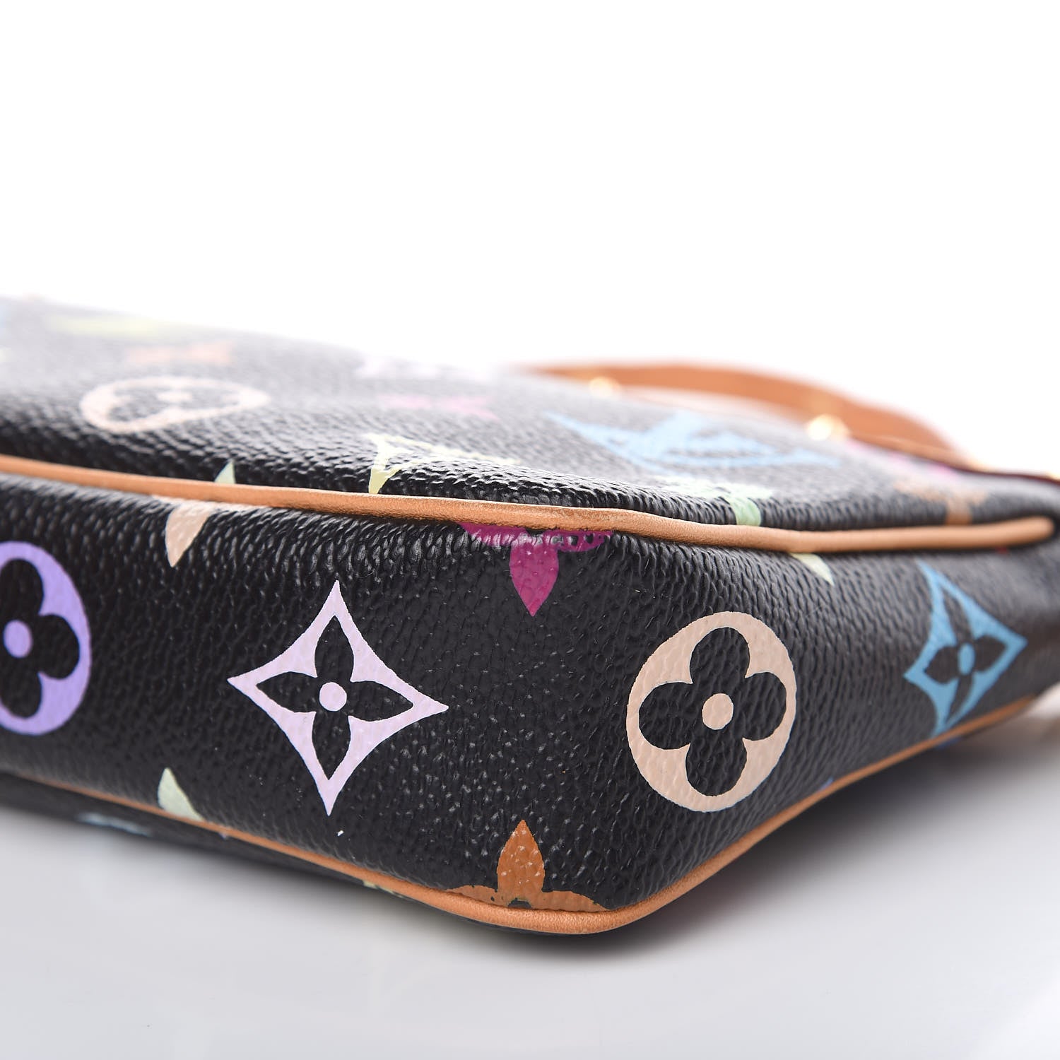 Louis Vuitton Monogram Multicolor Pochette Accessories Black 11 of 13