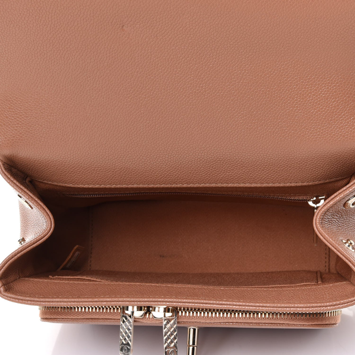 Chanel Caviar Quilted Medium Business Affinity Flap Brown 4 of 4
