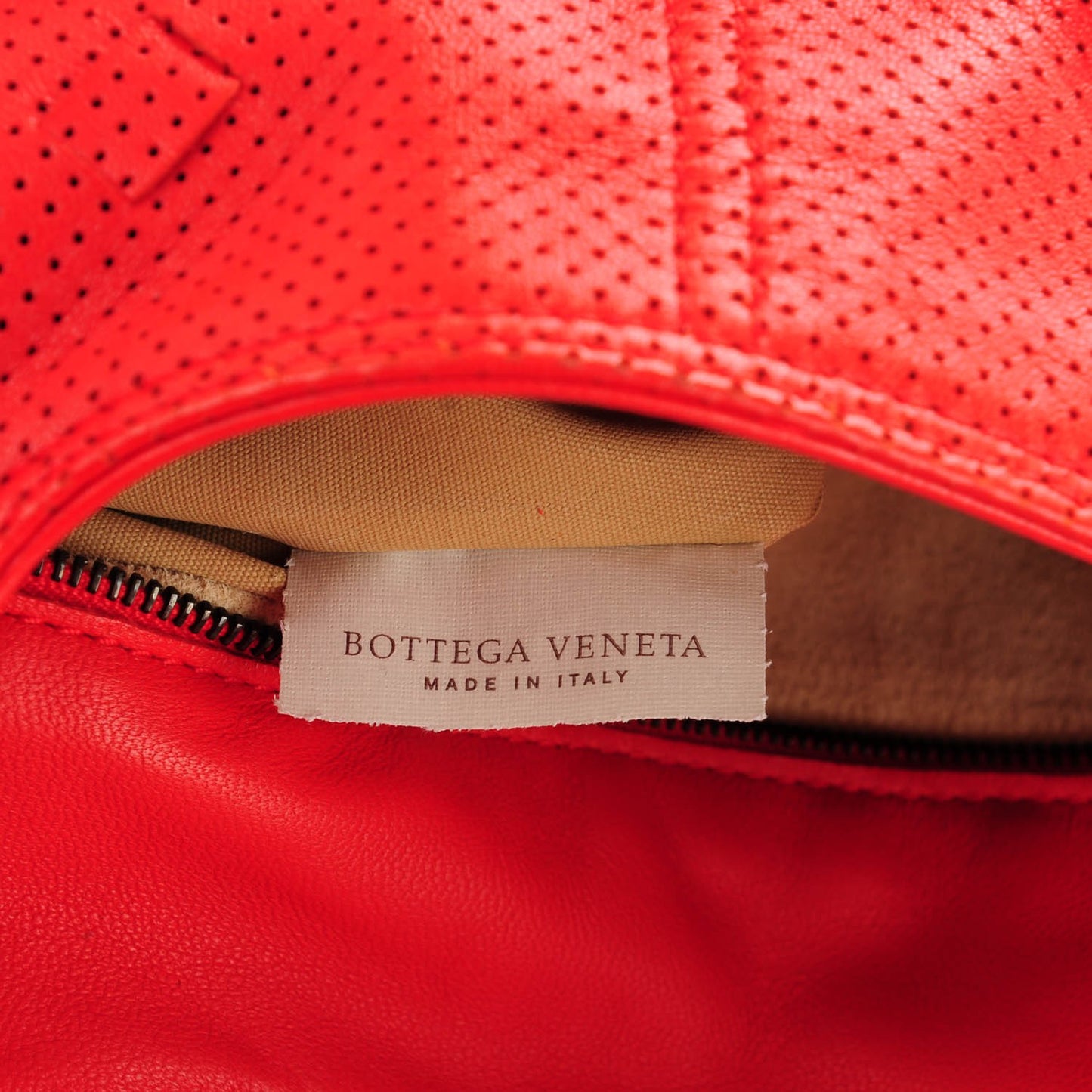 Nappa Intrecciato Perforated Regent Tote Rosso