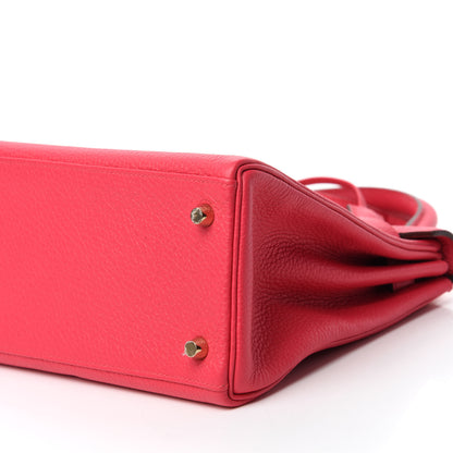Hermes Taurillon Clemence Kelly Retourne 28 Rose Extreme 7 of 11