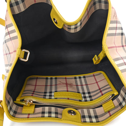 Burberry House Check Small Canterbury Tote Yellow 7 of 8