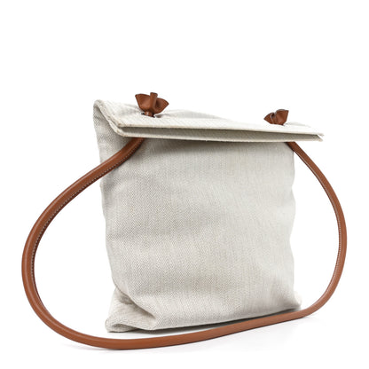 Hermes Canvas Swift Aline Grooming Bag Gold Gold 3 of 9