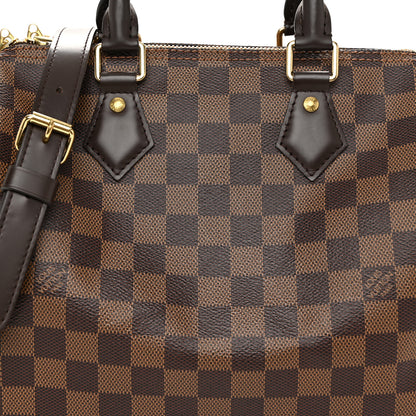Louis Vuitton Damier Ebene Speedy Bandouliere 25 8 of 10
