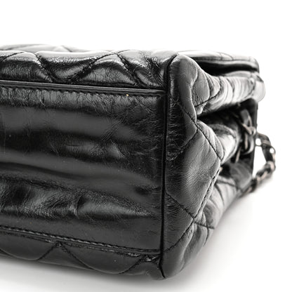 Chanel Glazed Calfskin Quilted Medium Coco Soft Flap Black 10 of 10