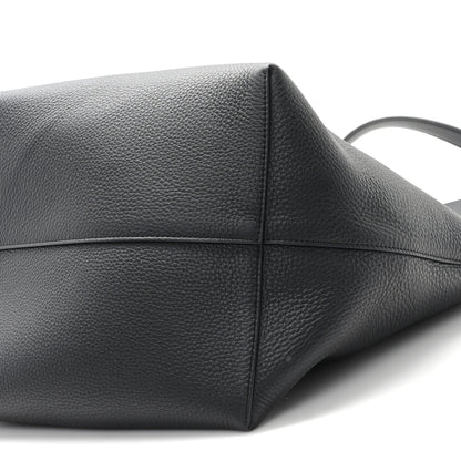 The Row Grained Calfskin Large N/S Park Tote Black 9 of 9