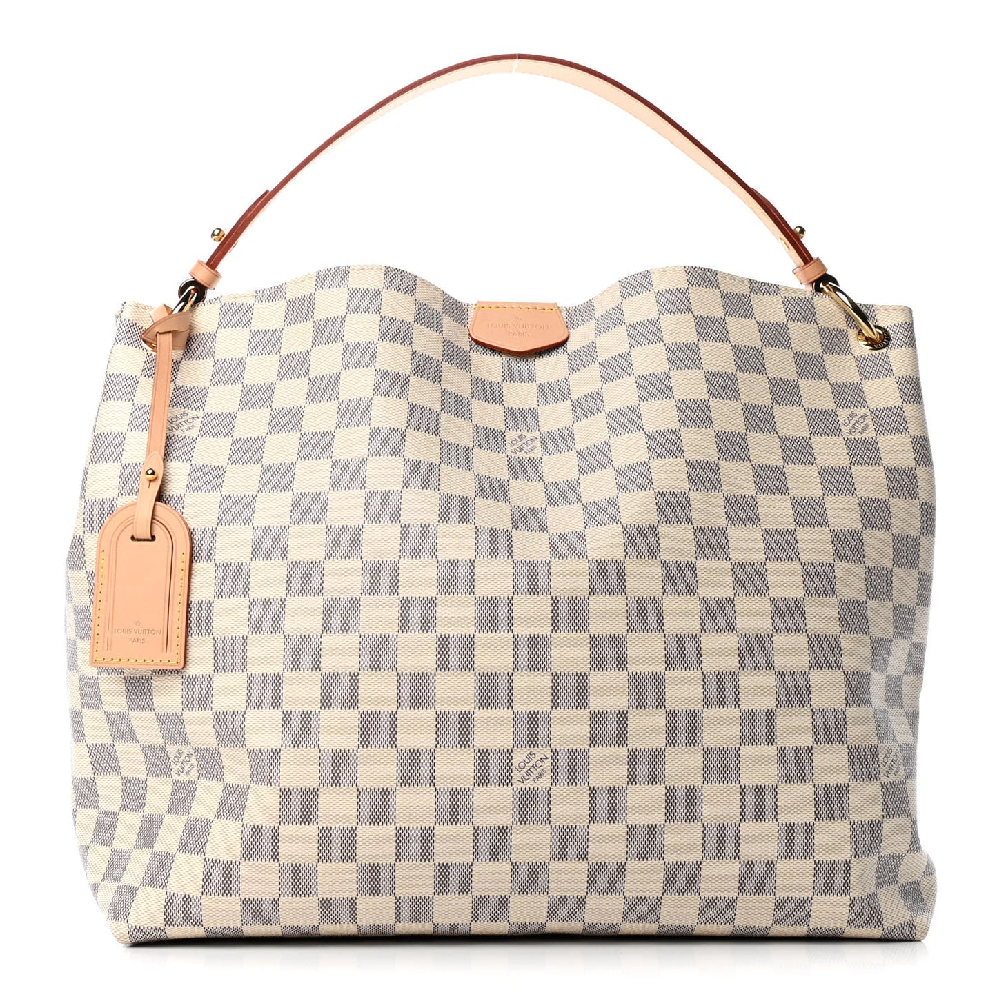 Damier Azur Graceful MM Rose Ballerine