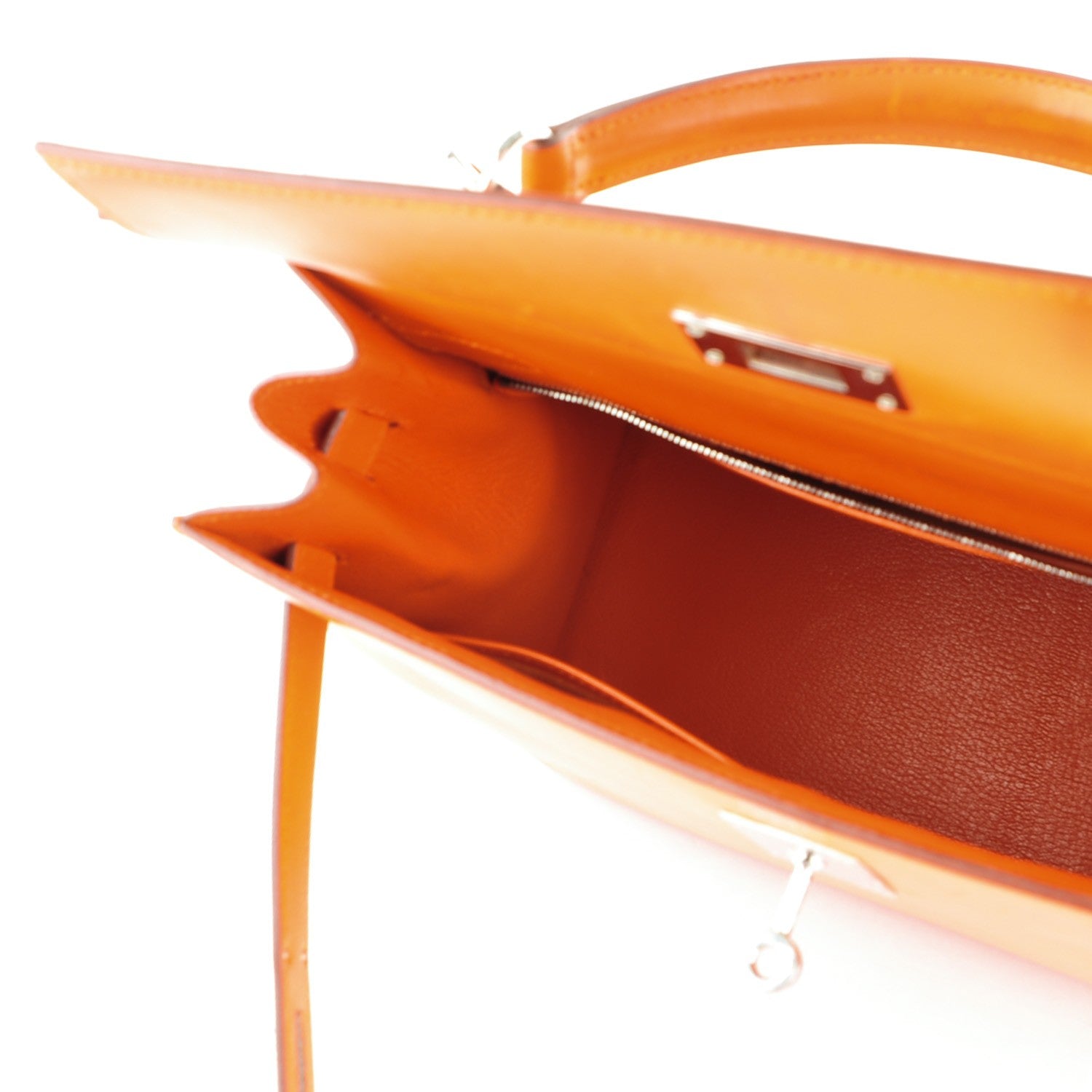 Hermes Box Kelly Sellier 32 Orange 8 of 28