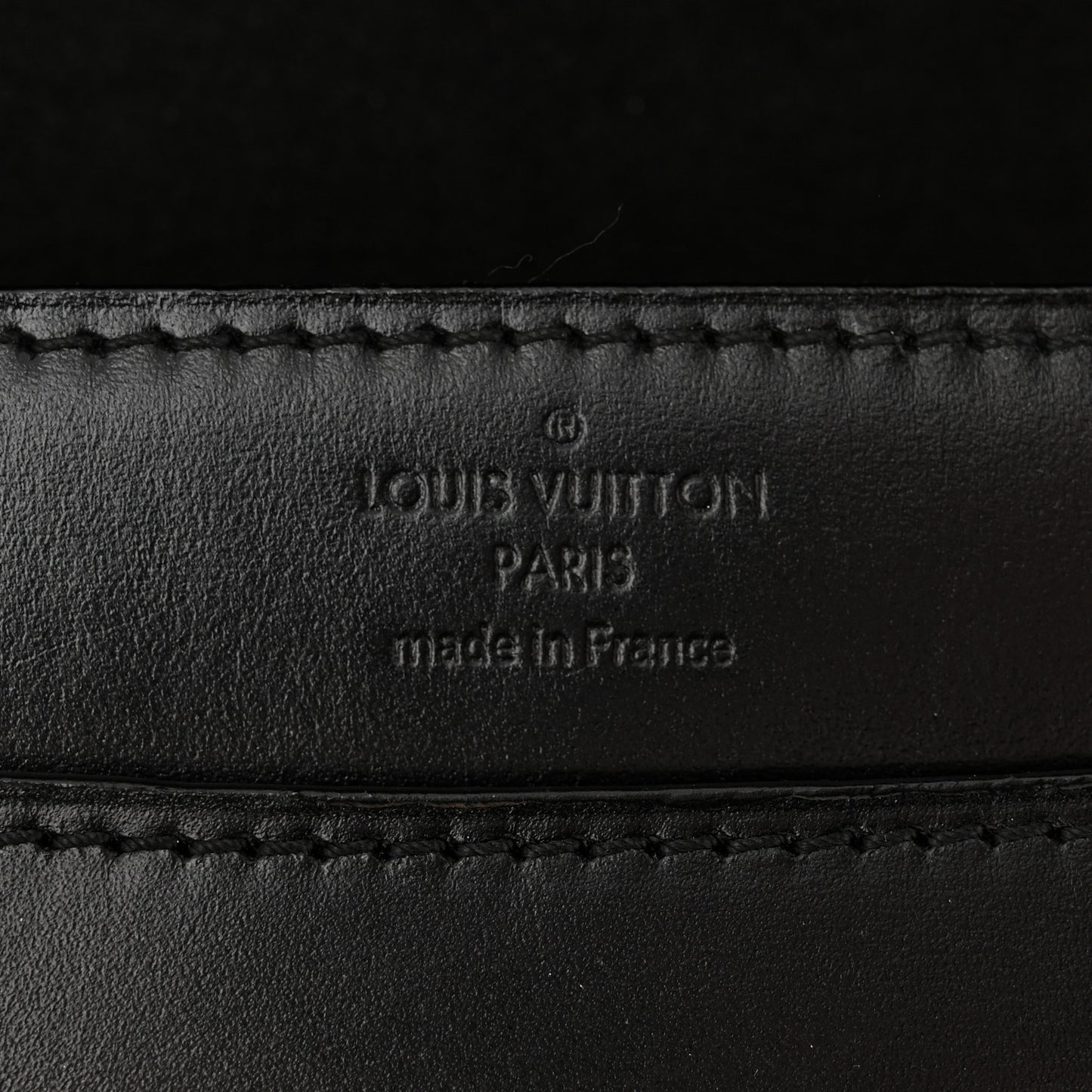 Calfskin Chain Louise MM Black