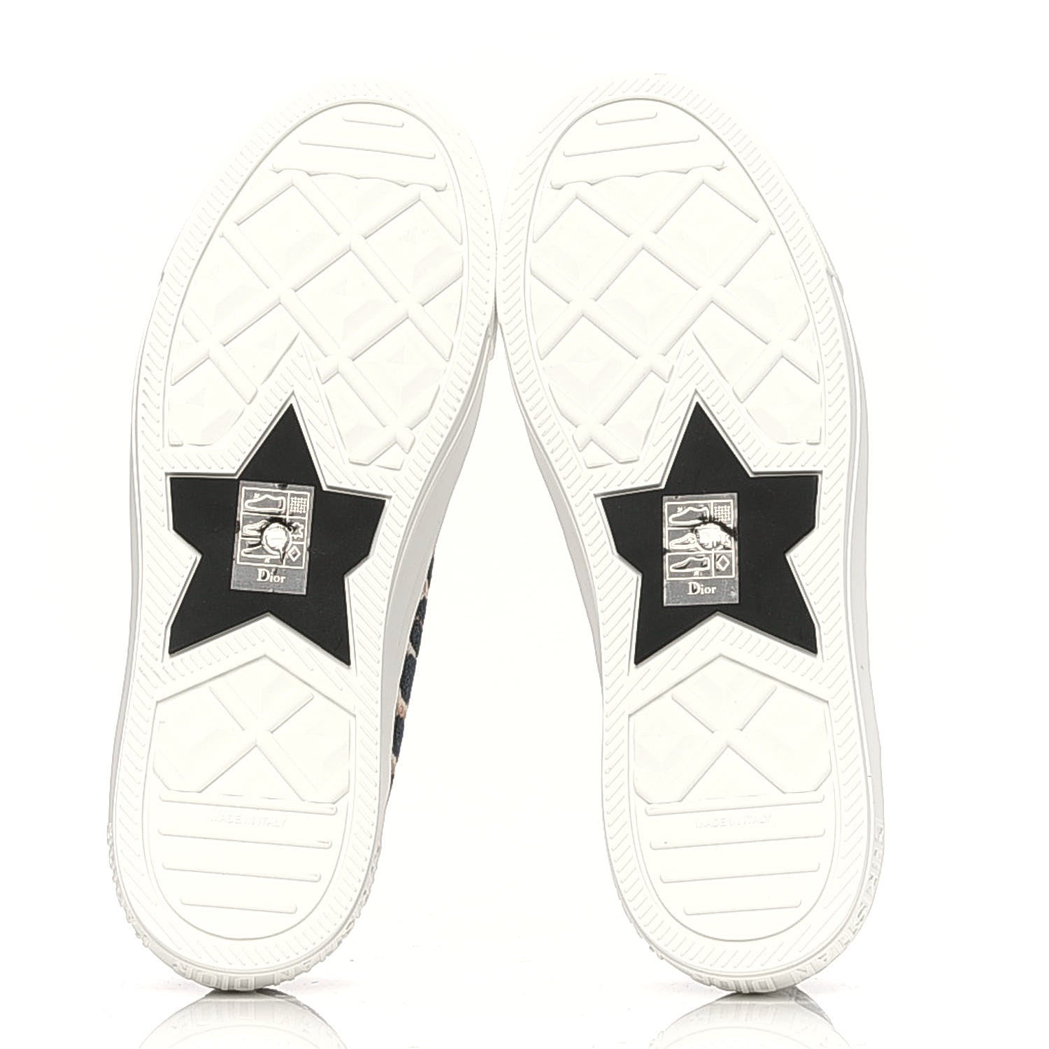 Christian Dior Canvas Tie and Dior Embroidered Womens Walk'N'Dior Low Top Sneakers 37 Multicolor 7 of 10