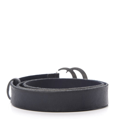 Gucci Cuoio Toscano Nickel Double G 30mm Belt 95 38 Blue 2 of 8