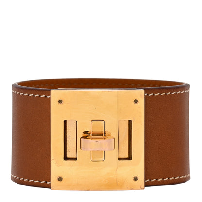Hermes Barenia Kelly Dog Bracelet Fauve 1 of 4