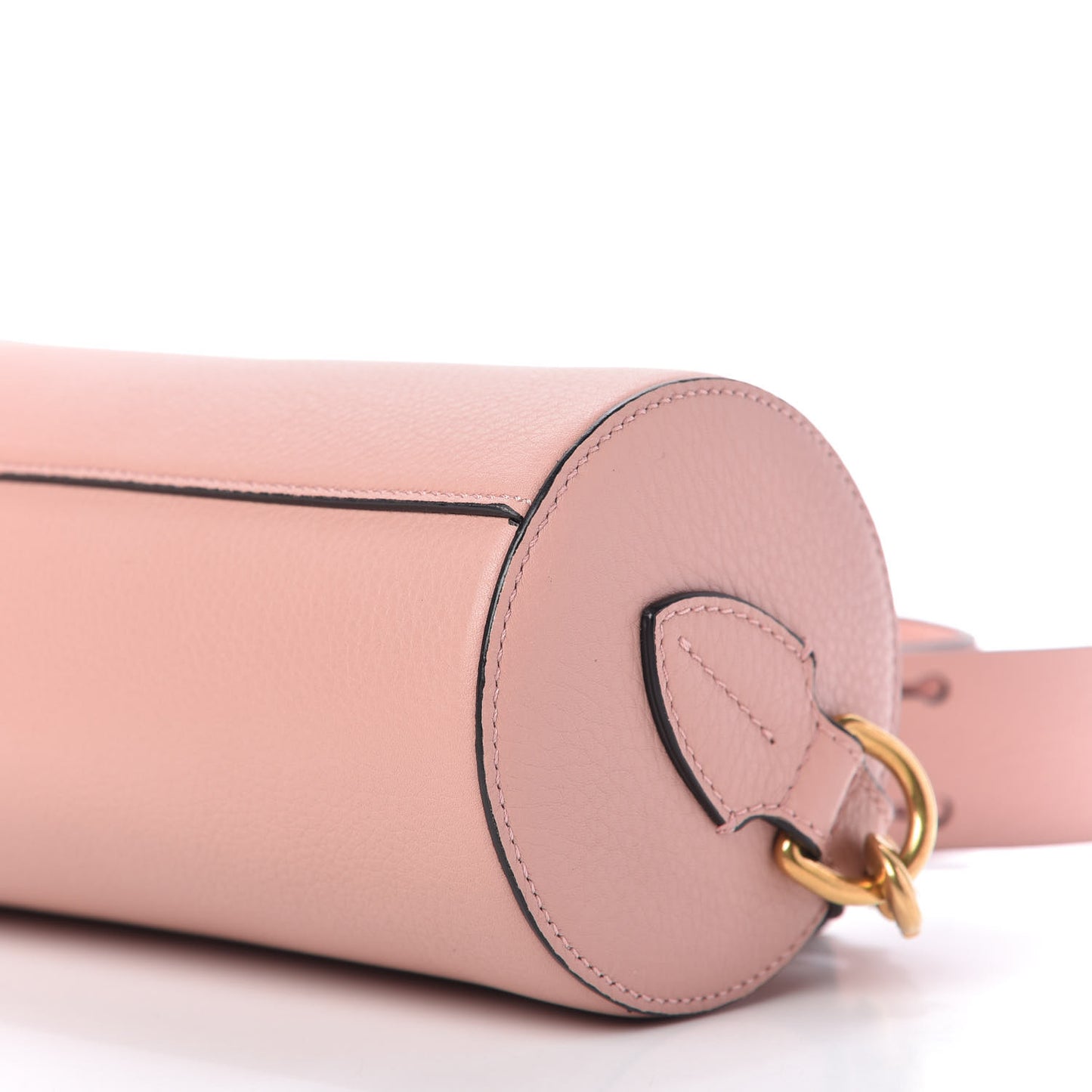 Calfskin The Barrel Bag Dusty Rose